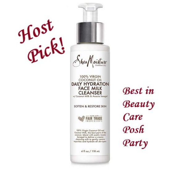 SheaMoisture Daily Hydration Face Milk Cleanser - Picture 1 of 4
